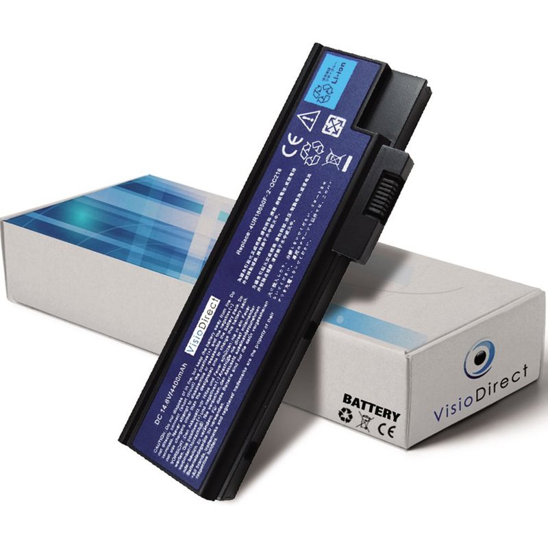 Batterie type 3UR18650Y-2-QC236 4UR18650F-2-QC218 pour ACER 10.8V 4400mAh - Visiodirect -