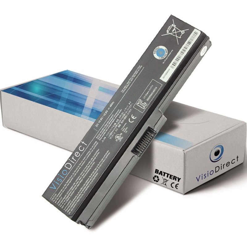 Batterie pour TOSHIBA Satellite L635 L635D L700D L700 L700D L700D-T10W compatible PA3817U-1BAS PA3817U-1BRS 10.8V 4400 mAh - Visiodirect -