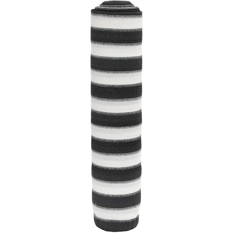 Vidaxl Filet Brise-Vue Anthracite Et Blanc 1,5x10 M Pehd 150 G/M²