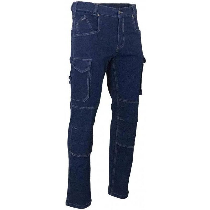 Pantalon de travail Jean poches genouillères 1624 BARIL - LMA