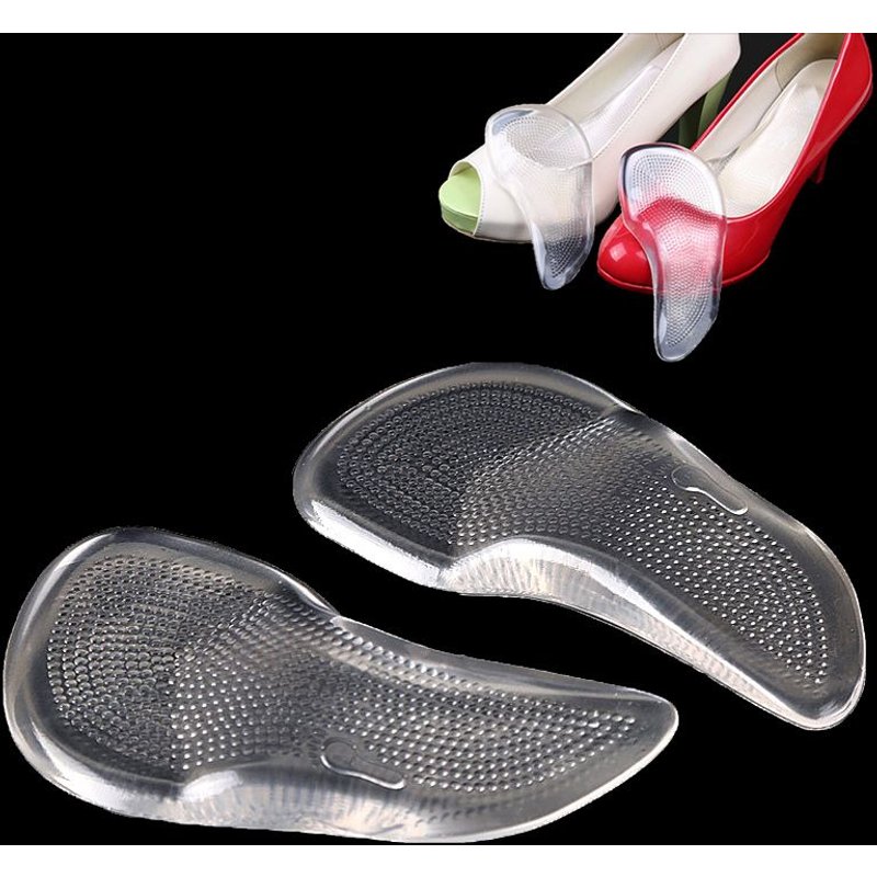 Semelles Intérieures En Gel De Silicium Pour Chaussures, Pour Femmes Et Hommes, Support D'arc Orthopédique, Coussin De Pied Plat, Semelles Orthopédiques