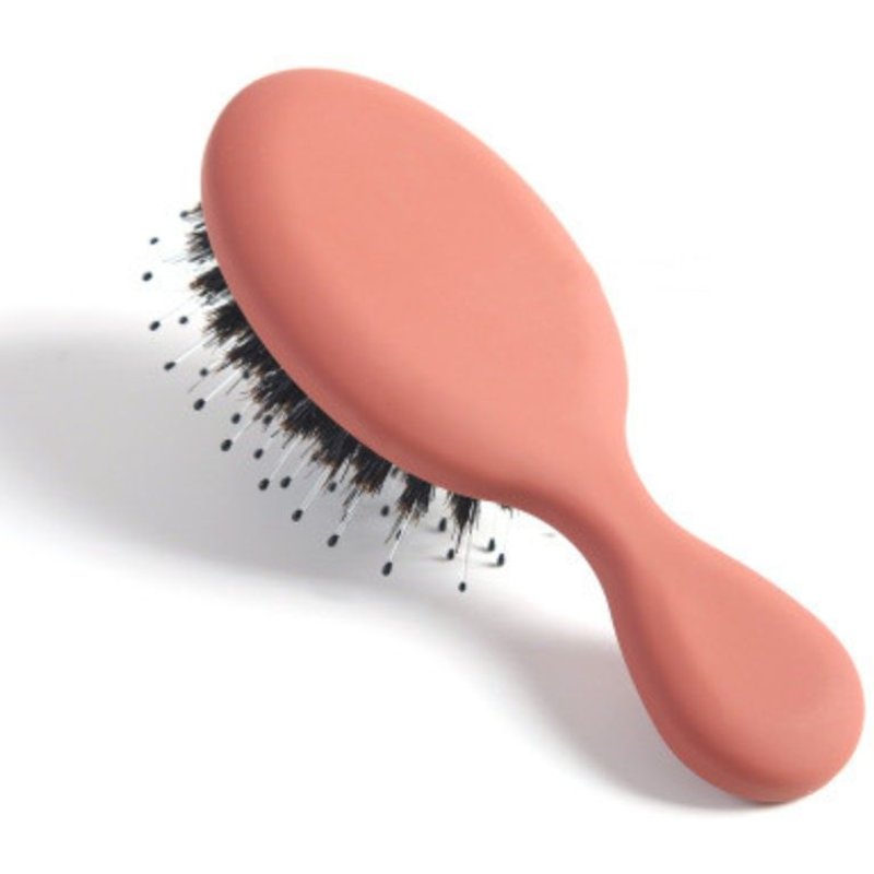 Peigne En Crin De Cheval De Poche Pour Salon, Brosse À Cheveux Portable, Masseur, Peigne À Cheveux, Mode, Shampoing, Outil De Santé