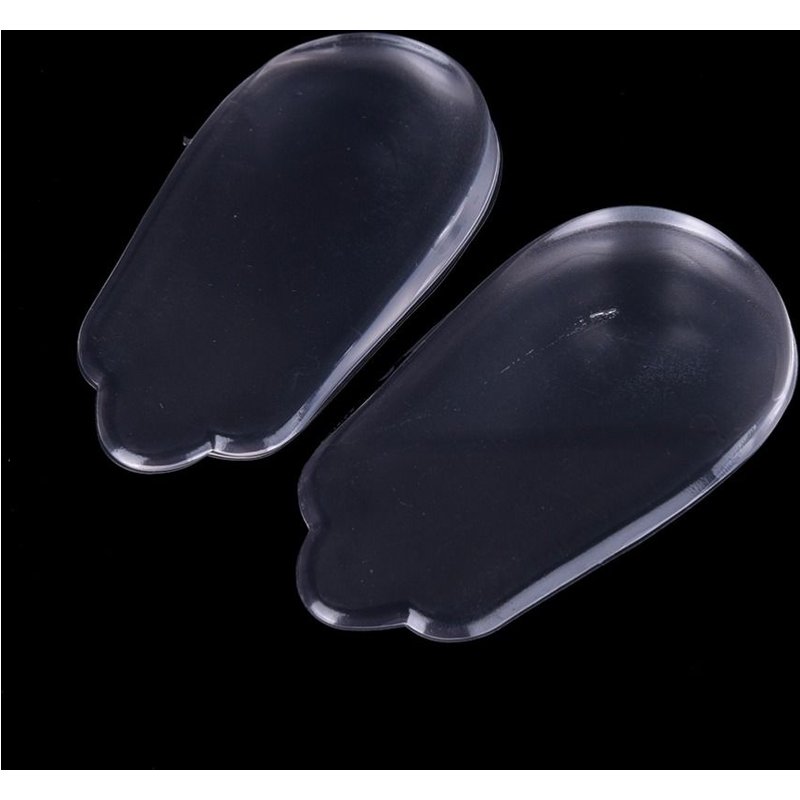 Semelles Intérieures De Coussin De Talon En Gel De Silicone, 1 Paire, Soulage La Douleur Du Pied, Protecteurs, Support De Chaussure, Inserts De Talon Haut, Masseur De Pied