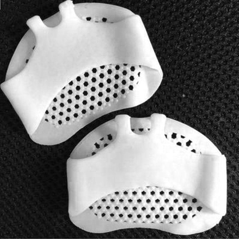 Semelles Intérieures Respirantes À Talons Hauts, Séparateur D'orteils, En Gel, Pour L'avant-Pied, En Nid D'abeille