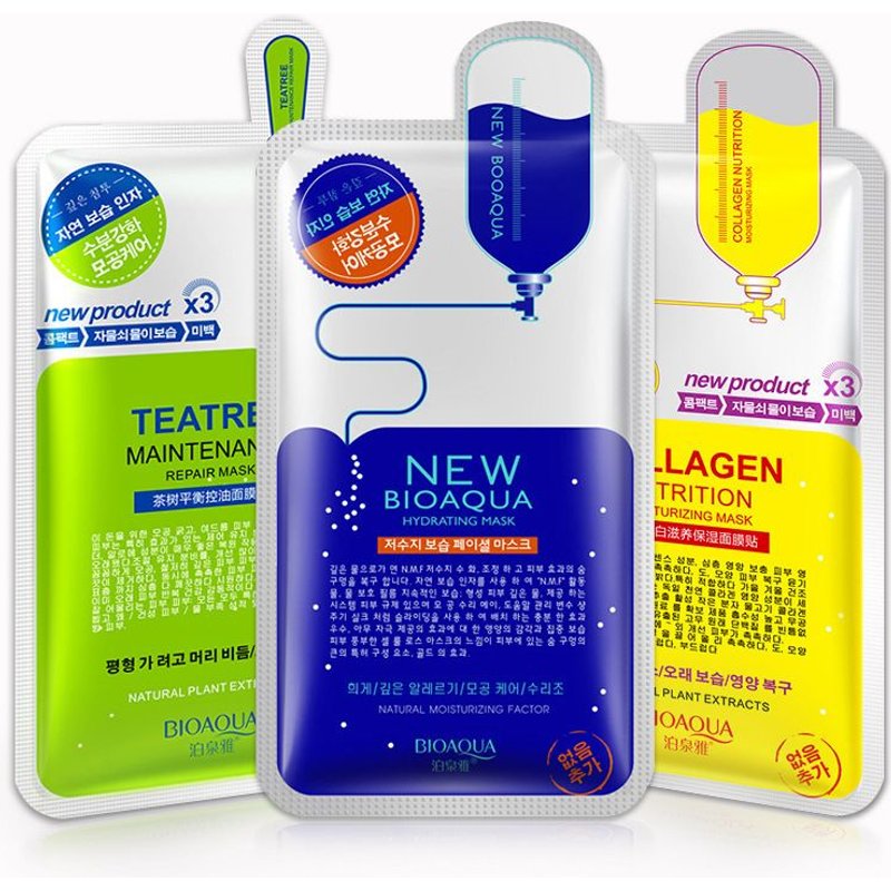 Masque Hydratant Anti-Huile, Essence Naturelle, Collagène, Blanchissant, Réparation D'arbre À Thé, Équipement De Camping