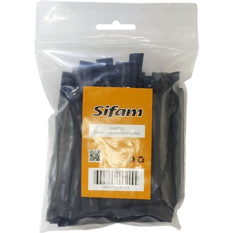 Manchons thermorétcractables 7x80mm 100 pièces