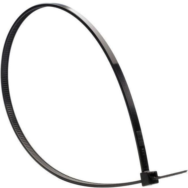 Collier 150mmx3.6mm noir 100 pièces sc