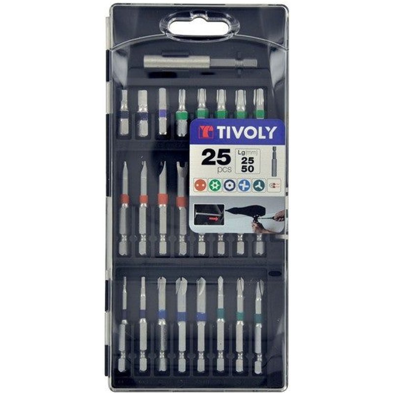 Coffret d'embouts De Vissage De Securite 25Pces