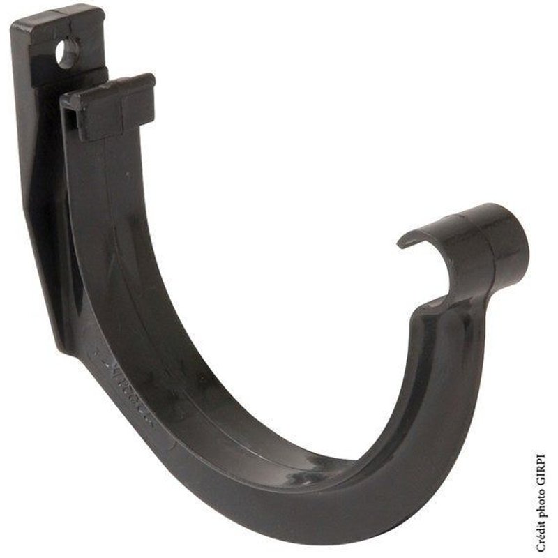 Crochet pour gouttière demi-ronde développé 25 Packcua pvc