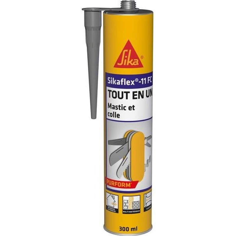 Mastic Colle Sika 11Fc Gris - 300ml
