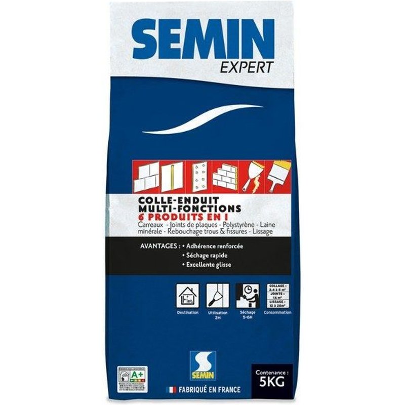 Colle Enduit Multifonctions Semin, 5 Kg