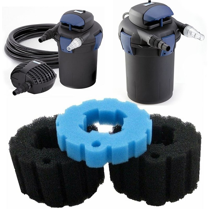 Filtre En Mousse Pour Oase Biopress 4000 / Pondopress 5000, Pour Poissons D'étang Fins Et Grossiers, Utilisation Pratique Et Durable