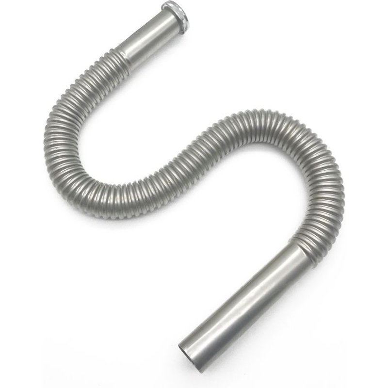 Siphon Flexible en acier inoxydable DN30, ensemble de déchets d'évier tuyau de vidange d'évier 80cm pour accessoires de salle de bains