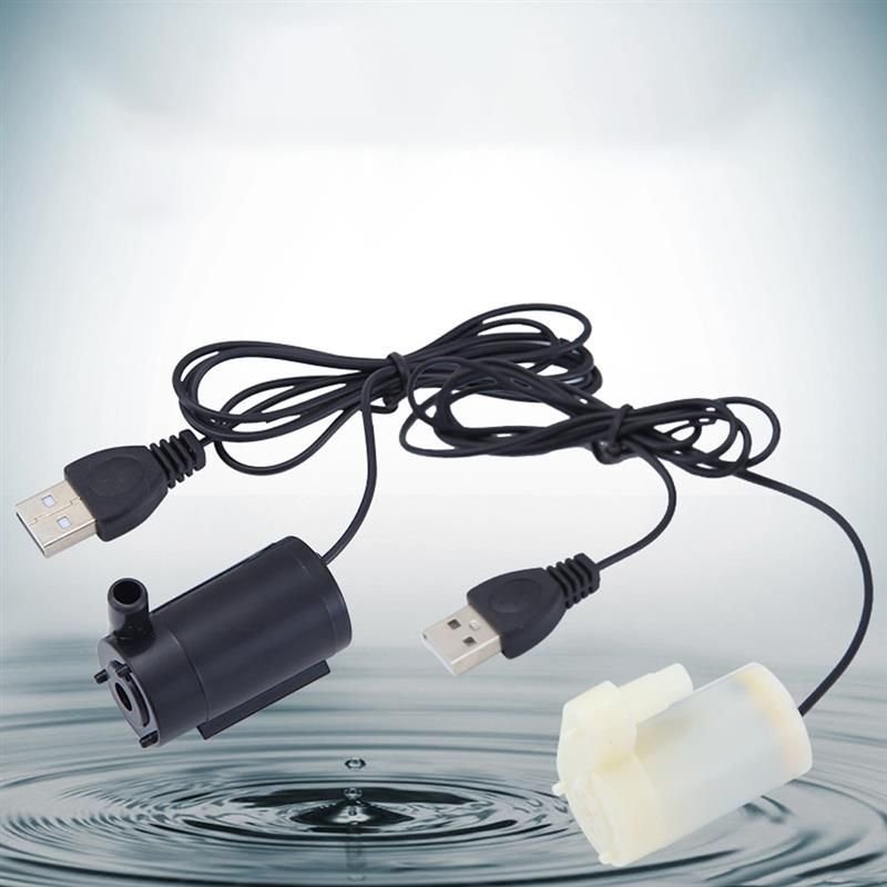 Mini pompe à eau Submersible 3V 5V 6V, câble USB de 1M, accessoires pour Aquarium avec connecteur USB, outil de pompage silencieux