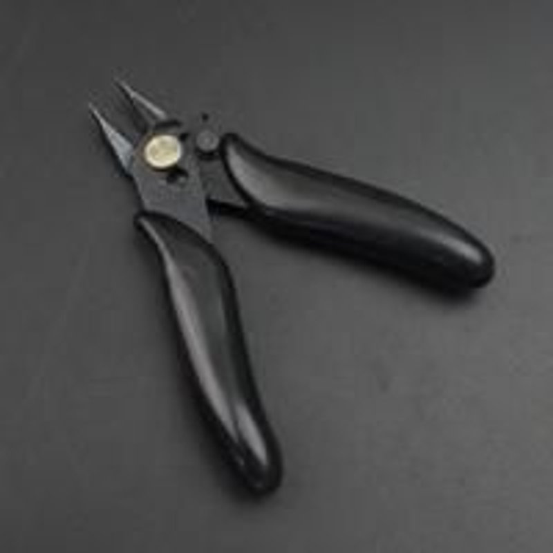 Pince diagonale pour câble métallique, petite pince affleurante, pince à sertir à ressort, poignée en plastique, outil à main Portable, artisanat, bricolage