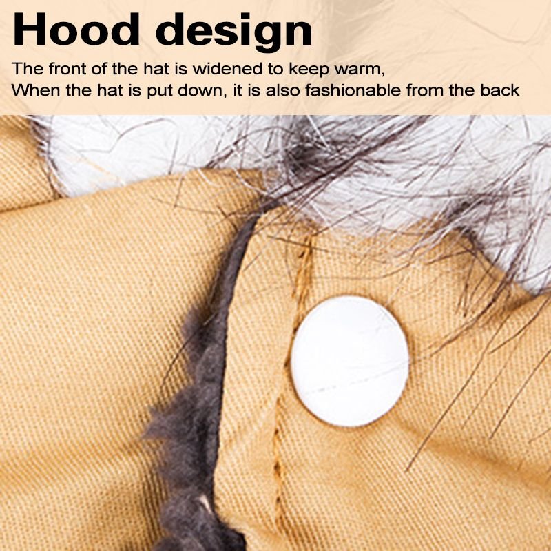 Manteau À Capuche Coupe-Vent Pour Chien, Vêtement D'hiver Chaud D'extérieur Pour Chiot, Xs-2xl Xqmg