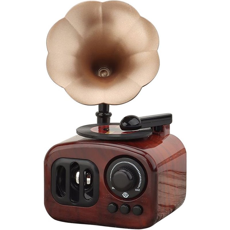 Boîte à musique en forme de phonographe rétro, décoration artistique classique, cadeau artisanal, décoration de maison, décor Antique Vintage