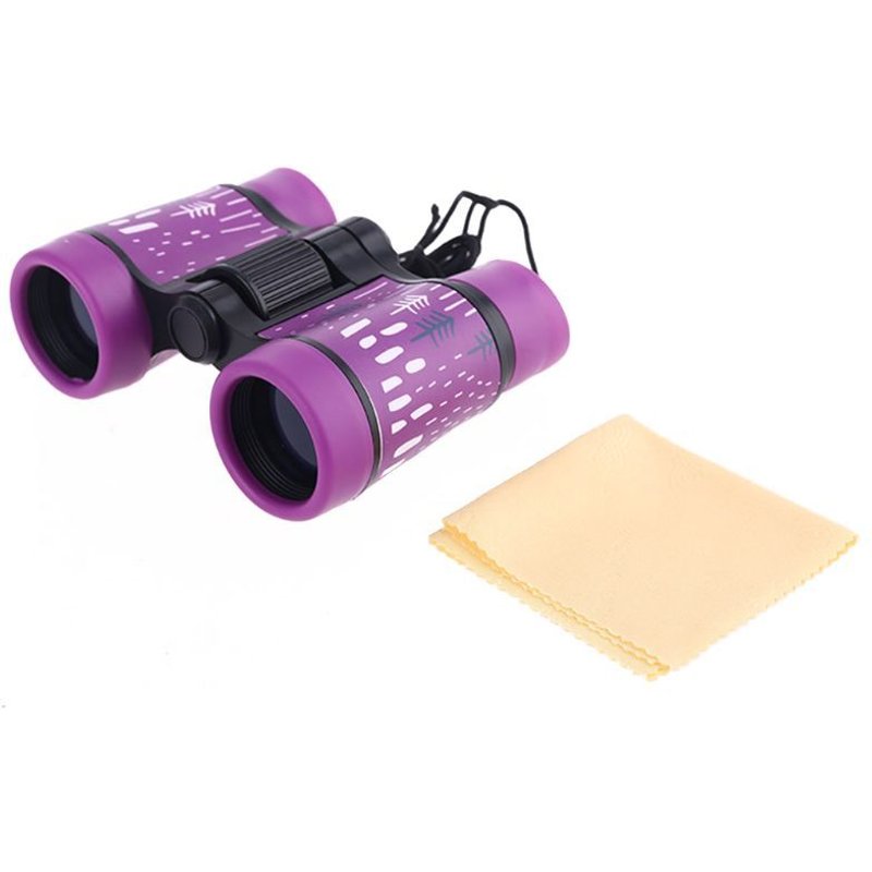 Jumelles en plastique 4x30 pour enfants, télescope léger coloré pour enfants, style contemporain, oculaire Compact, objectif optique