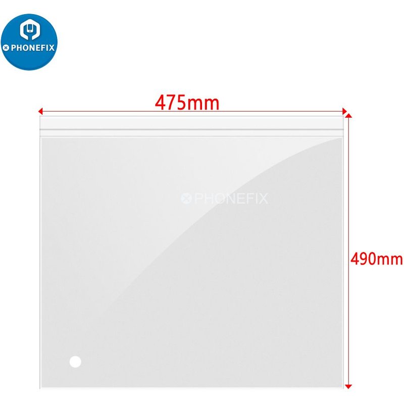 Microscope Standard 47.5x49 cm, plastique PVC, étanche à l'humidité, couvercle de Protection contre la poussière
