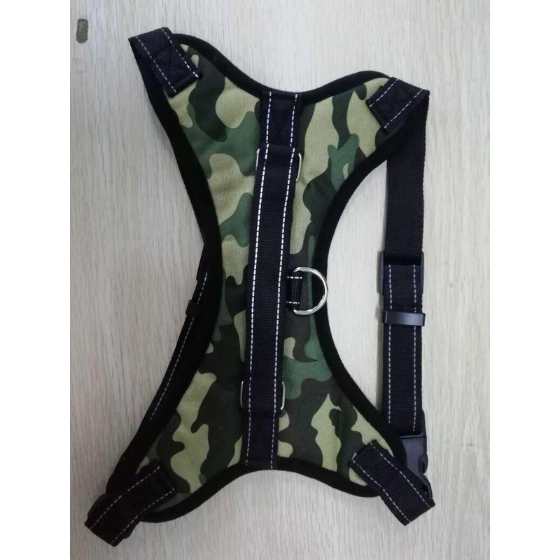 Harnais Pour Animaux De Compagnie, Gilet De Marche Pour Chien, Sangle À Main, Collier, Bande De Poitrine Réglable, Parfait Pour La Randonnée, Le Suivi, La Chasse