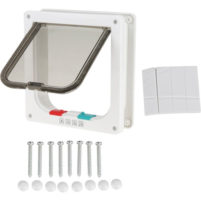 Porte À Rabat Intelligente Portable Pour Chat Et Petit Chien, Accessoire De Soins Pour Animaux Domestiques, Verrouillable