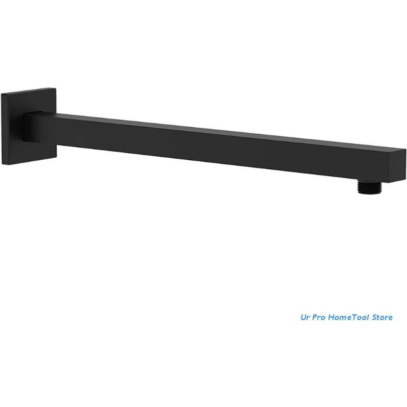 Bras et bride d'extension de pomme de douche, 16 pouces, Compatible avec pomme de pluie fixe