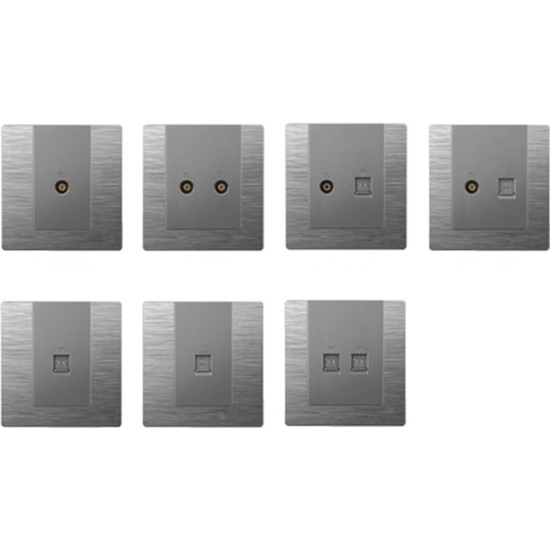 Adaptateur Ethernet Powerline, prise de montage murale pour ordinateur et TV, Plug & Play, Port LAN