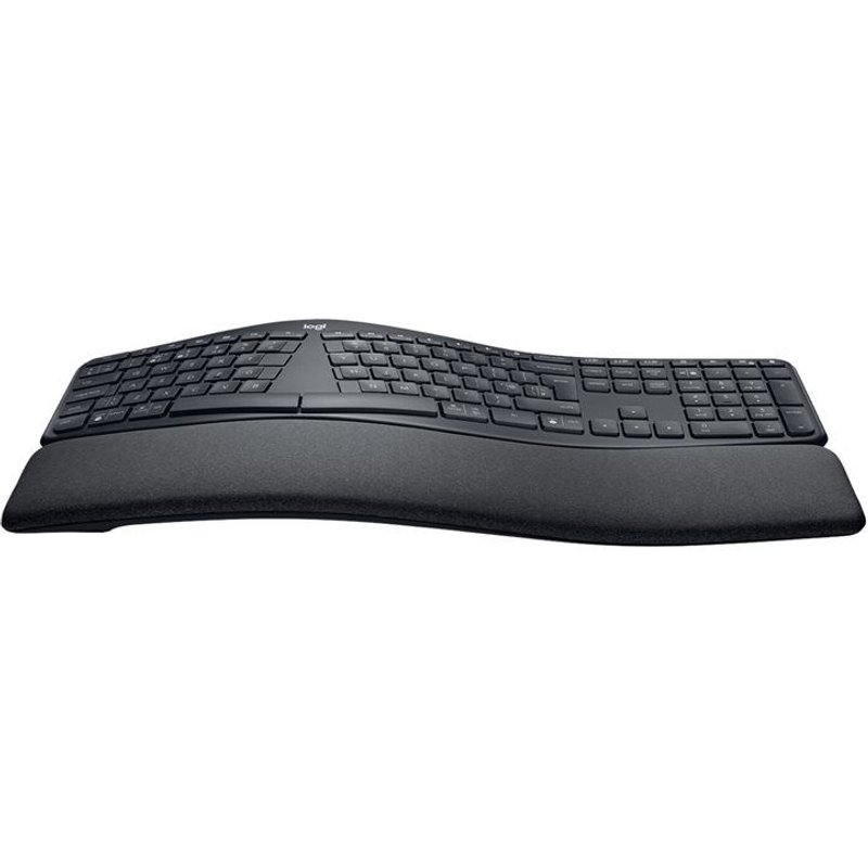 Logitech ERGO K860 - Clavier - sans fil - 2.4 GHz, Bluetooth 5.0 - Suisse