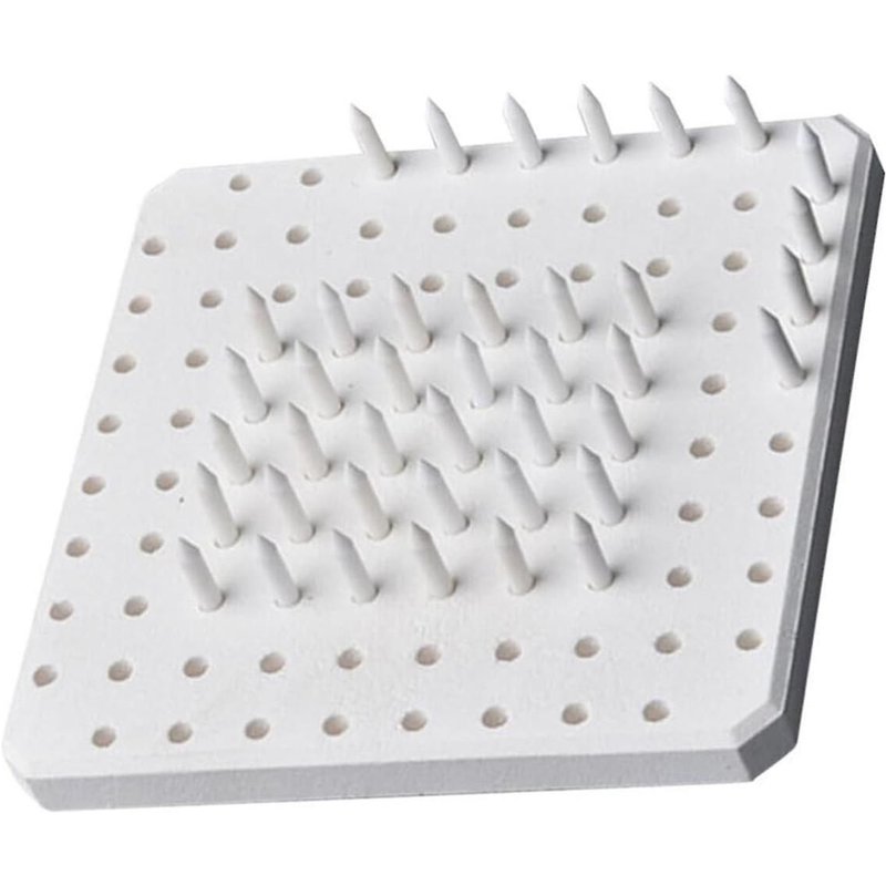 60 Point Kiln Stilts Support Nails,High Temperatures Resistant Bar Stilt for Kiln Firing with Refra