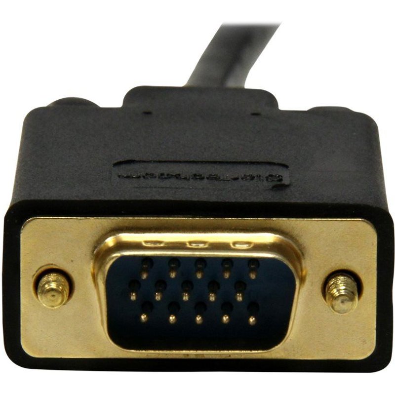 StarTech.com Adaptateur Mini DisplayPort vers VGA - Câble Actif Vidéo Display Port Mâle vers VGA Mâle pour Apple Mac ou PC - Noir 91cm - Convertisseur vidéo - VGA - DisplayPort - noir