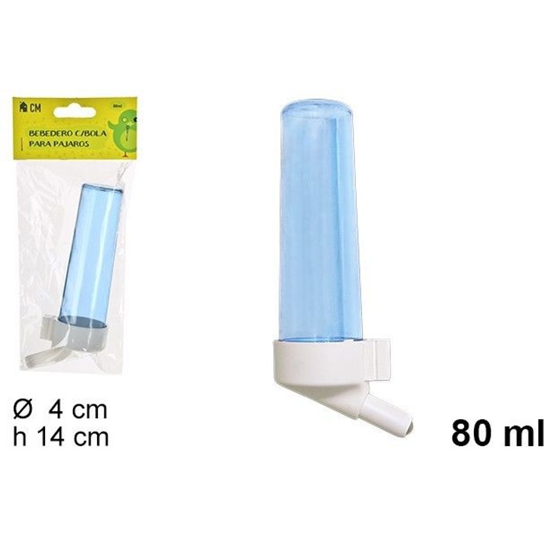 Abreuvoir Pour Cage À Oiseaux Volière 80ml En Plastique Réservoir D'eau