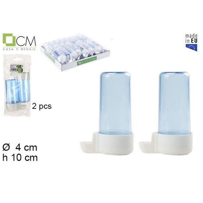 2 Mangeoires Pour Oiseaux Auge À Nourriture Auget Distributeur Pour Cage