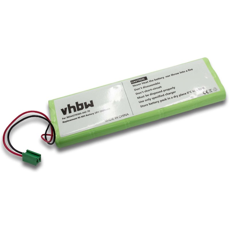 vhbw Batterie compatible avec Hellige EKG Cardio Smart, ES500 appareil médical (2000mAh, 18V, NiMH)