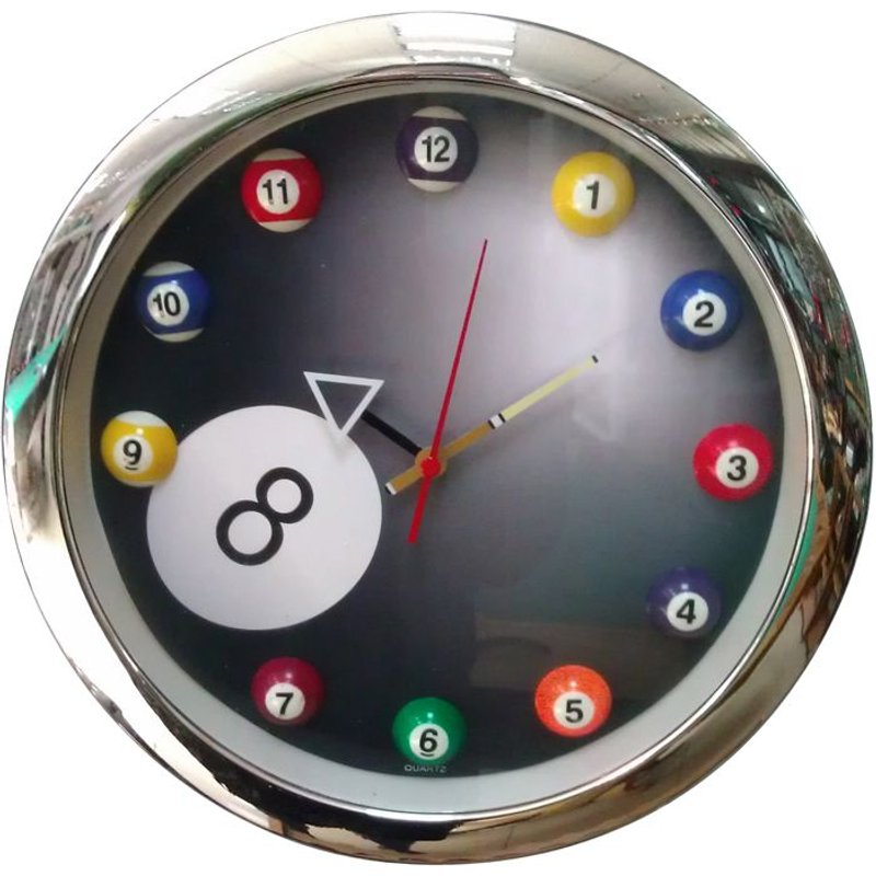Horloge de billard Buffalo 8 boules
