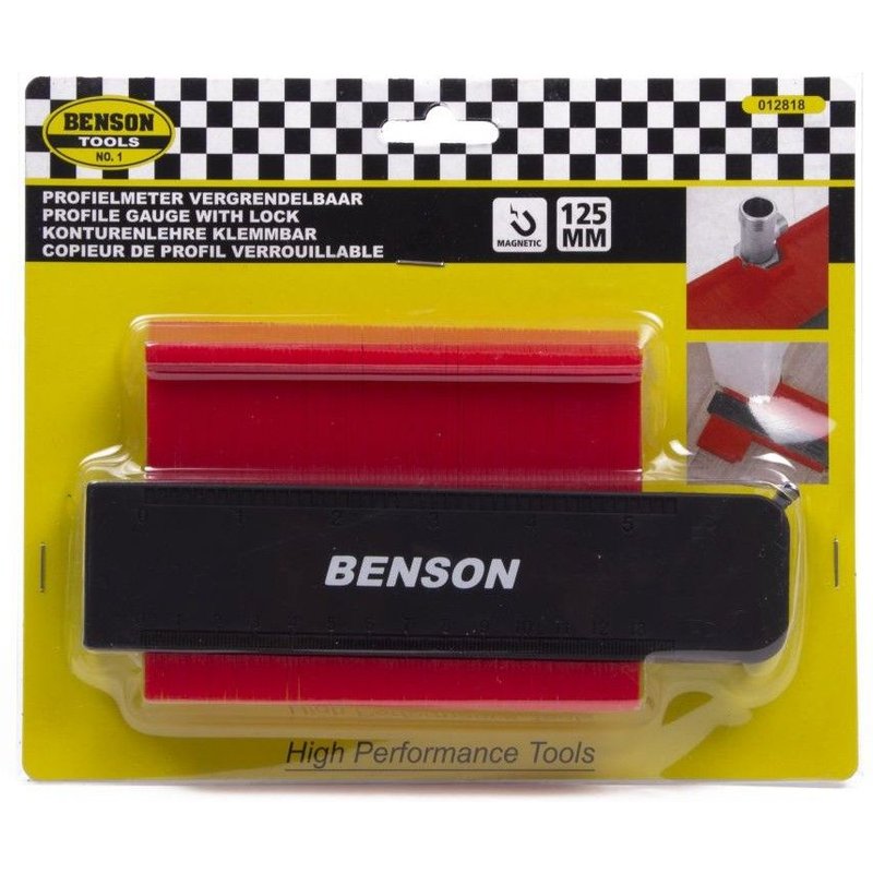 Jauge Copieur de Profil Duplication Contour et Tuyaux Duplicateur Verrouillable