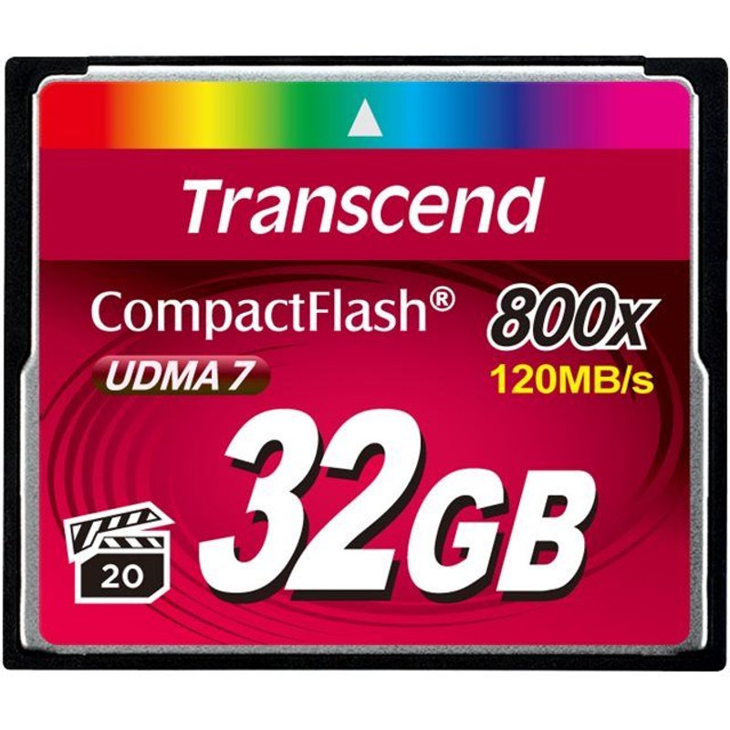 Transcend - Carte mémoire flash - 32 Go - 800x - CompactFlash