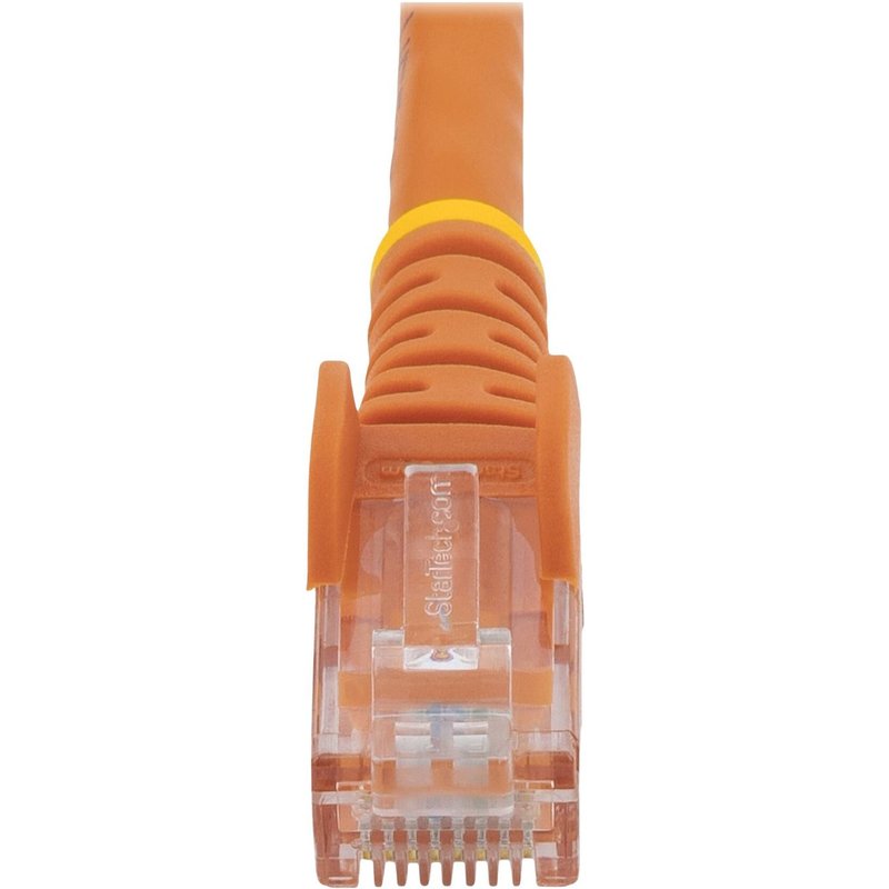 StarTech.com Câble réseau Cat6 UTP sans crochet - 50 cm Orange - Cordon Ethernet RJ45 anti-accroc - Câble patch - Câble réseau - RJ-45 (M) pour RJ-45 (M) - 50 cm - UTP - CAT 6 - moulé, sans...