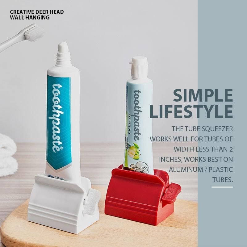 Presse-dentifrice en plastique multifonctionnel, Tube roulant, distributeur facile Ă presser, support de siĂšge, nouvelle mode