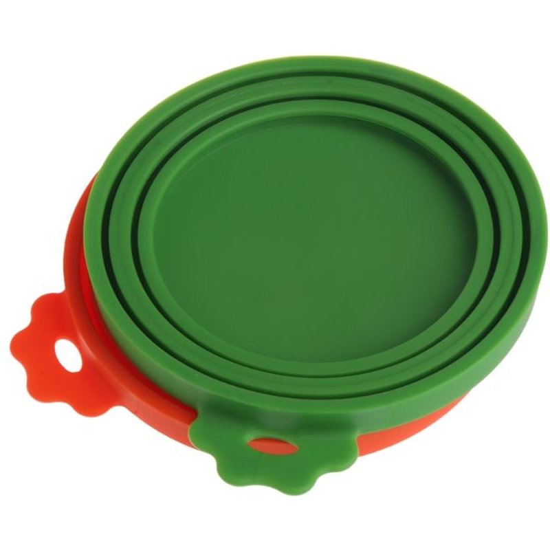 Couvercle En Silicone Réutilisable Pour Animaux De Compagnie, Accessoire De Stockage Pour Chiens Et Chats, Couvercle En Étain De Couleur Aléatoire