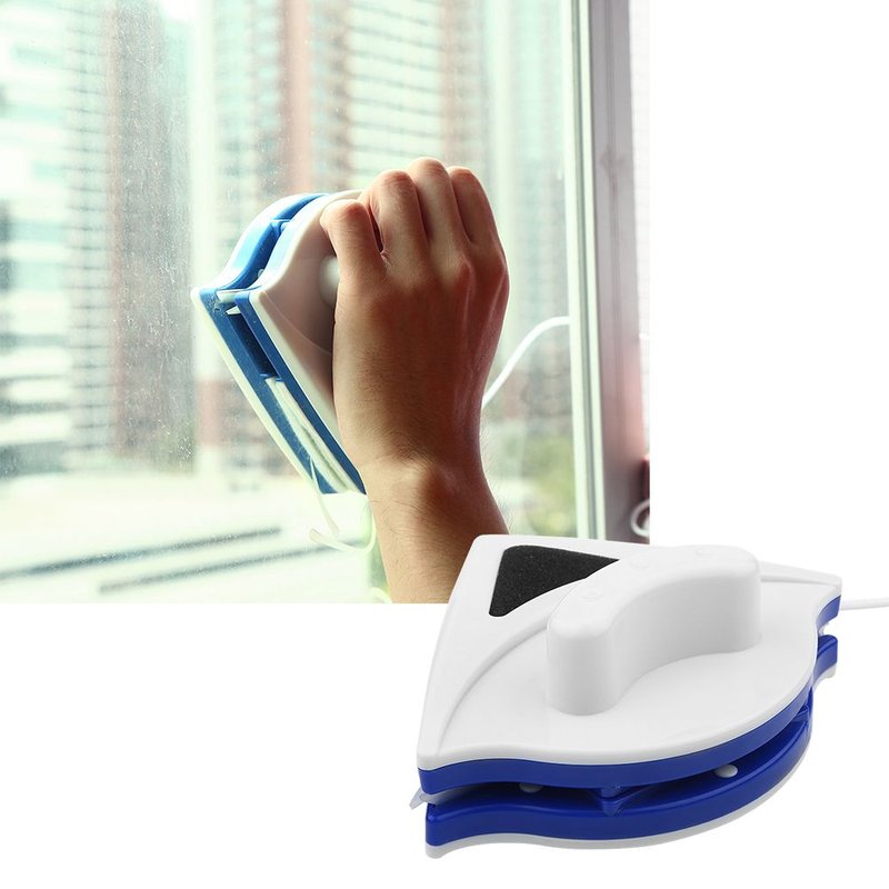 Brosse de nettoyage de vitres pour le lavage des fenêtres, nettoyage des vitres, Double face magnétique, lave-vitre domestique, nettoyeur de vitres magnétique