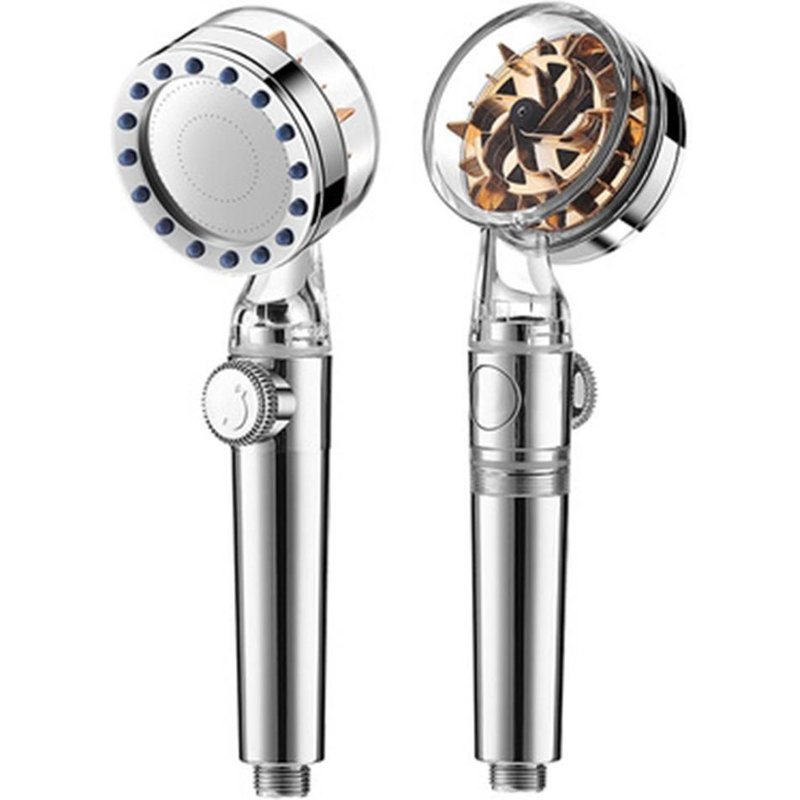 Pomme de douche pressurisée, pommeau de douche à une touche, économie d'eau, haute pression, buse de filtre pour la salle de bain