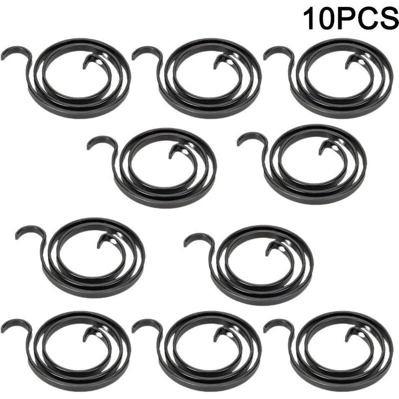 Poignée de porte à ressort, 10 pièces, loquet à ressort, bobine interne de remplacement, verrouillage à ressort
