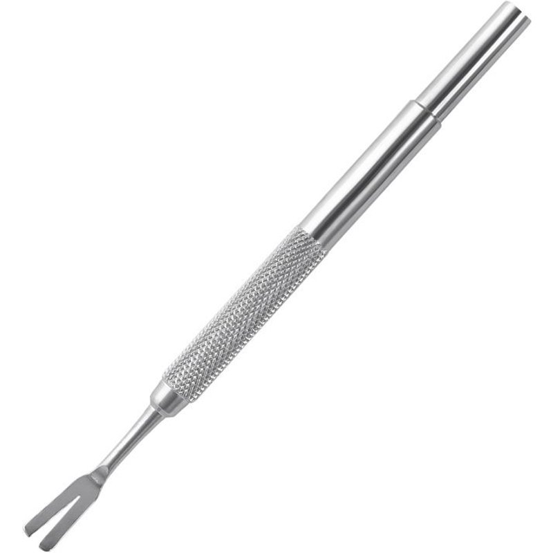 Extracteur De Tiques En Acier Inoxydable Pour Chien - Élimine Facilement Les Tiques Et Les Puces Argent