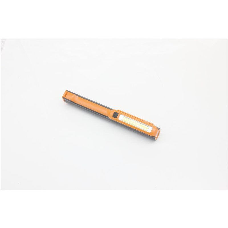 Lampe Torche de Poche à Double Eclairage LED & COB HLT-N102 - Orange