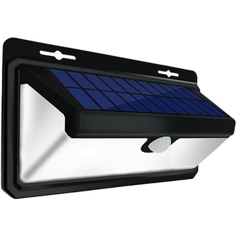 Lanterne Murale Solaire Etanche à Eclairage LED et Détection de Mouvement RR-M100