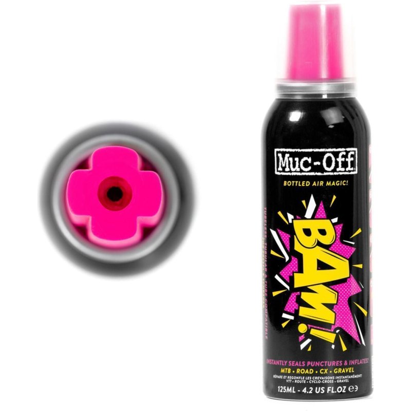 Bombe anti-crevaison Muc-Off B.A.M! Presta/Schrader 125ml