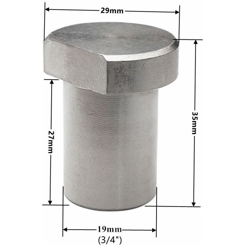 1pc B for 20mm Banc de travail du bois, Inserts de frein pour chien, étau de fixation en laiton à pince fixe rapide pour trous pour chiens de 3/4 "et 20mm ""Nipseyteko