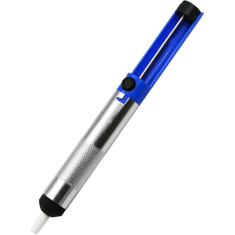 blue Pompe à dessouder en aluminium et métal, pistolet à étain, stylo à souder, retrait de ventouse, fer à dessouder, outils de soudage à la main ""Nipseyteko