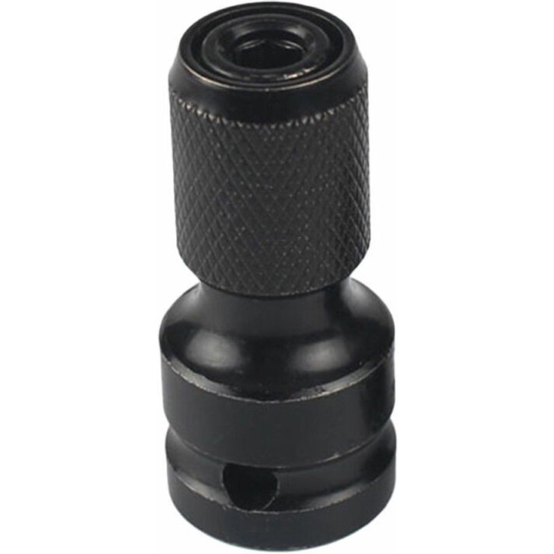 1pcs Jeu de 2 douilles, adaptateur de douille, jeu de clés, convertisseur d'outils d'impact, douille à cliquet hexagonal de 1/2 pouces carrés à 1/4 pouces ""Nipseyteko