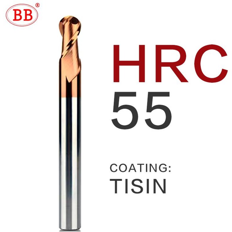 R3x6x12x100 BB2055 Outils de coupe en carbure de tungstène de haute dureté BB fraises en bout de précision CNC outils de fraisage ""Nipseyteko